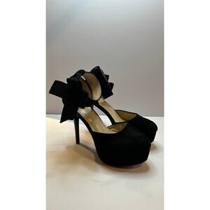 Black Heels with Red Sole
